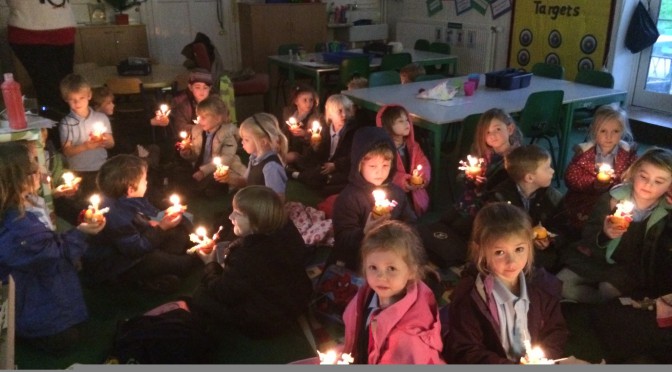 Children with candles